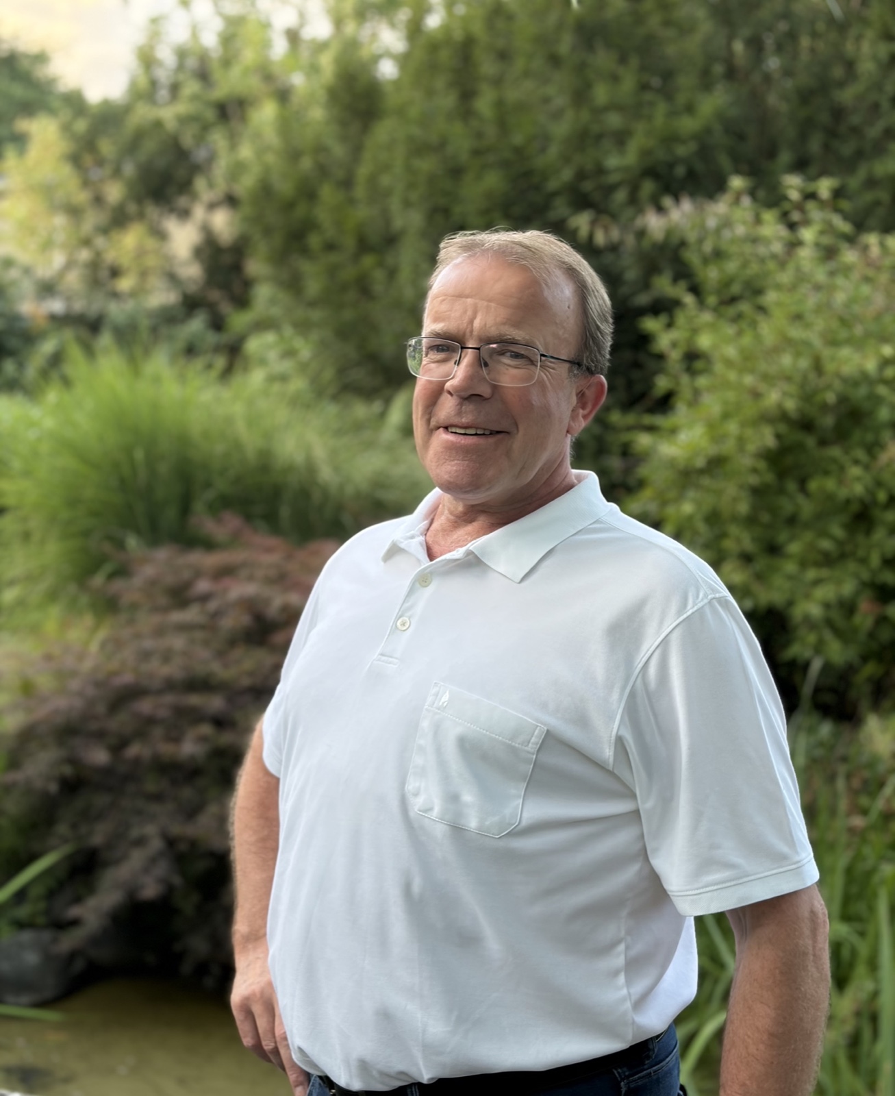 Heinz Busen auf dem Reitplatz